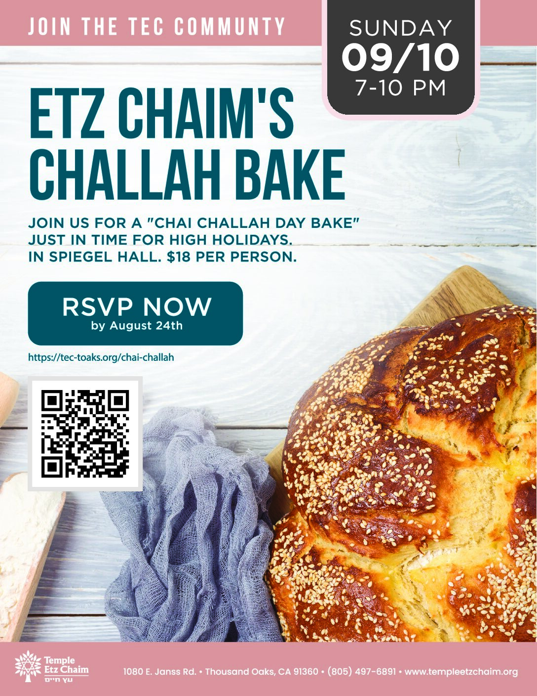 Etz Chaim's Challah Bake