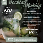 Men's Club Cocktail Making Event