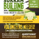 Sukkah Building with the Men's Club