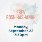Erev Rosh Hashanah
