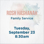 Rosh Hashanah Family Service