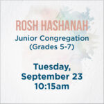 Jr. Congregation