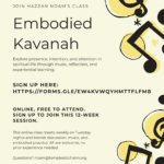 Embodied Kavanah Class with Hazzan Noam