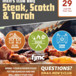 Men's Club BBQ Steak, Scotch and Torah