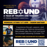 Rebound - A Year of Triumph and Tragedy at Yeshiva University Basketball - Screening and Panel Discussion